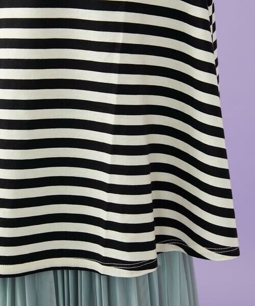Jocomomola / ホコモモラ カットソー | シルケット天竺ボーダーTシャツ | 詳細12