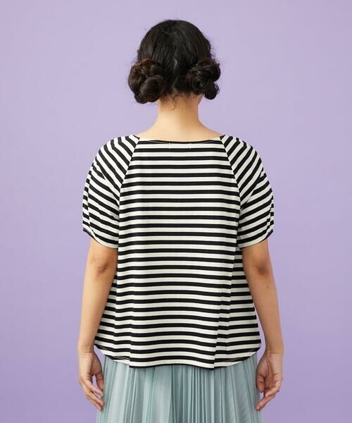 Jocomomola / ホコモモラ カットソー | シルケット天竺ボーダーTシャツ | 詳細8