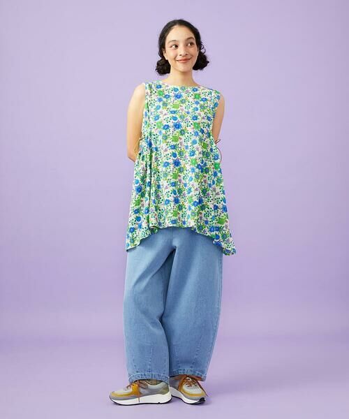 Jocomomola / ホコモモラ その他パンツ | Superposicion カーブシルエットデニムパンツ | 詳細5