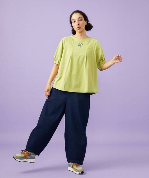 Jocomomola / ホコモモラ その他パンツ | Superposicion カーブシルエットデニムパンツ | 詳細17