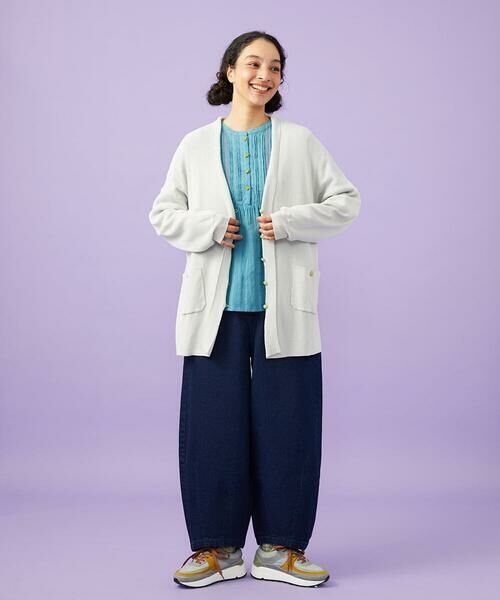 Jocomomola / ホコモモラ その他パンツ | Superposicion カーブシルエットデニムパンツ | 詳細19