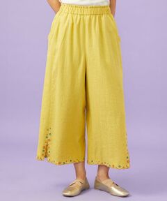 Jocomomola / ホコモモラ その他パンツ | Lino Facil リネンワイドストレートパンツ