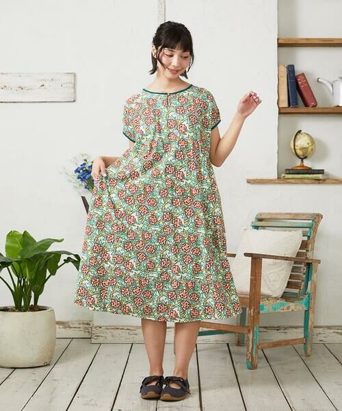 Jocomomola / ホコモモラ ロング・マキシ丈ワンピース | Dorotea フラワープリントワンピース | 詳細9