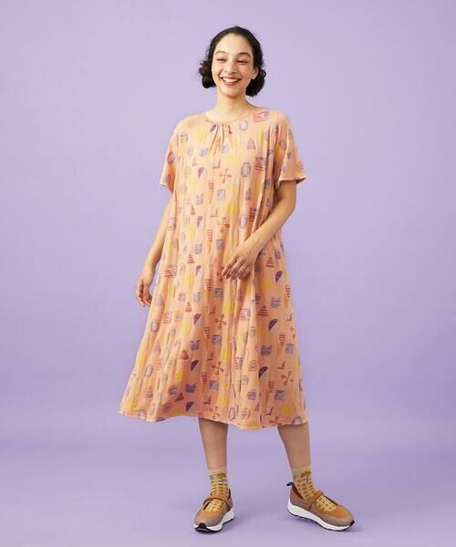 Jocomomola / ホコモモラ ロング・マキシ丈ワンピース | Sala de baile ブークレジャカードワンピース | 詳細1