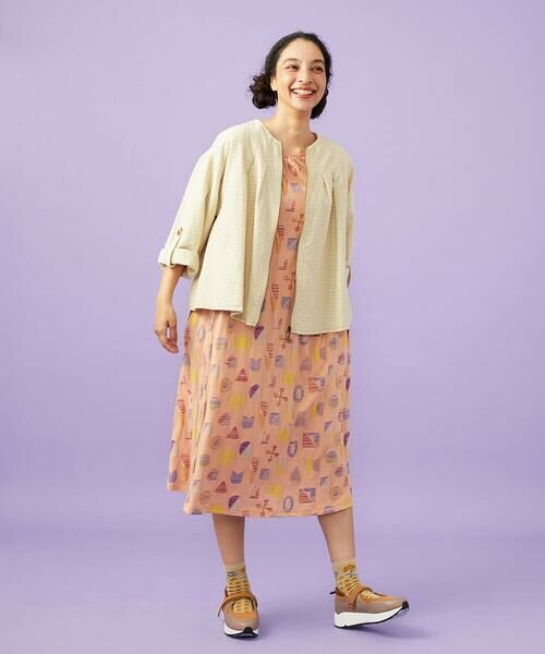 Jocomomola / ホコモモラ ロング・マキシ丈ワンピース | Sala de baile ブークレジャカードワンピース | 詳細2