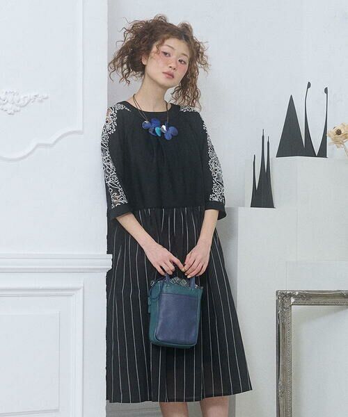 Jocomomola / ホコモモラ ロング・マキシ丈ワンピース | Calle Cervantes ドッキングワンピース | 詳細1