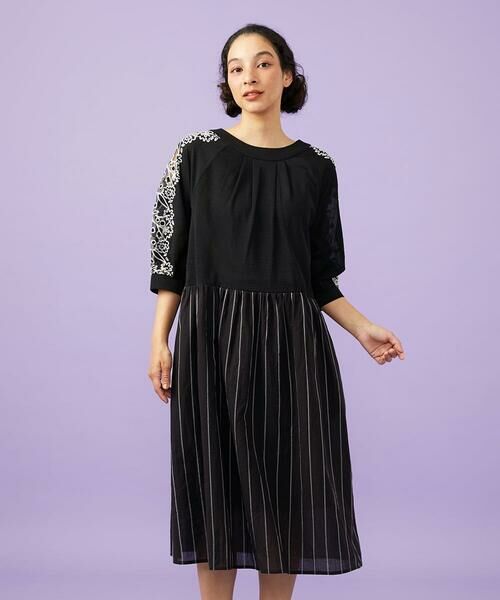 Jocomomola / ホコモモラ ロング・マキシ丈ワンピース | Calle Cervantes ドッキングワンピース | 詳細5