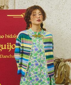 Jocomomola / ホコモモラ カーディガン・ボレロ | Emocion ボーダーカーディガン