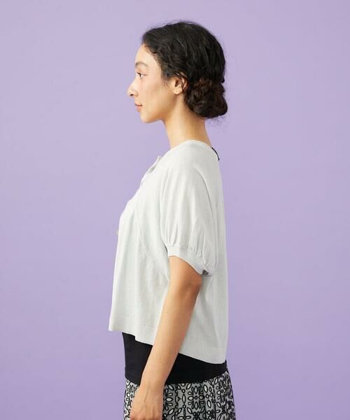 Jocomomola / ホコモモラ カーディガン・ボレロ | 【接触冷感】天竺編みクルーネックカーディガン | 詳細10