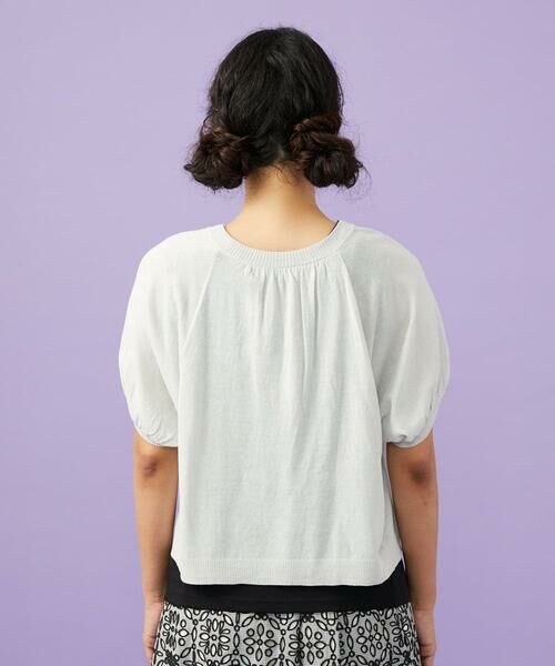 Jocomomola / ホコモモラ カーディガン・ボレロ | 【接触冷感】天竺編みクルーネックカーディガン | 詳細11