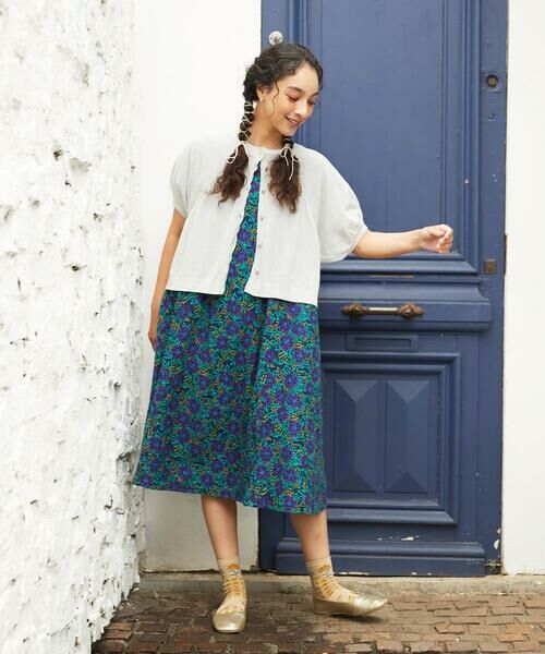 Jocomomola / ホコモモラ カーディガン・ボレロ | 【接触冷感】天竺編みクルーネックカーディガン | 詳細5