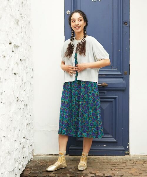 Jocomomola / ホコモモラ カーディガン・ボレロ | 【接触冷感】天竺編みクルーネックカーディガン | 詳細6