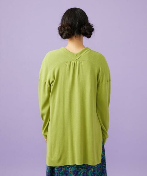 Jocomomola / ホコモモラ カーディガン・ボレロ | 【接触冷感】リブ編みロングカーディガン | 詳細3