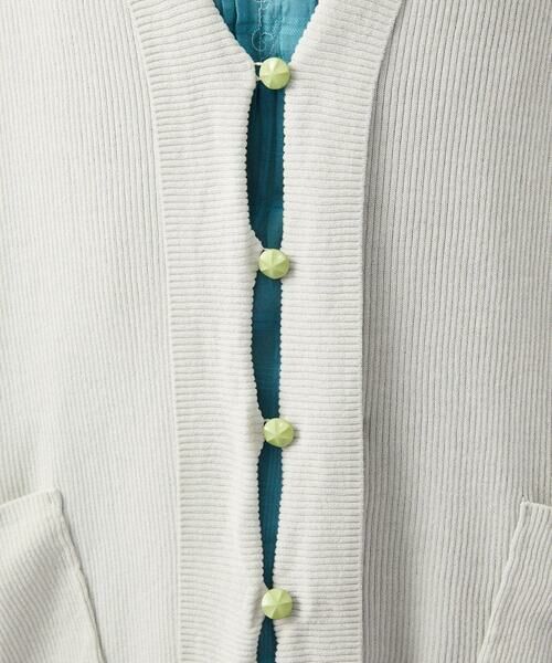 Jocomomola / ホコモモラ カーディガン・ボレロ | 【接触冷感】リブ編みロングカーディガン | 詳細15