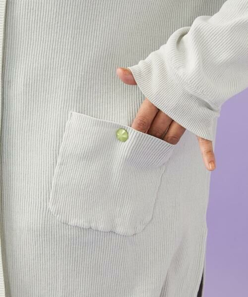 Jocomomola / ホコモモラ カーディガン・ボレロ | 【接触冷感】リブ編みロングカーディガン | 詳細16
