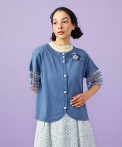 Jocomomola / ホコモモラ カーディガン・ボレロ | Lago サマーニット シアーカーディガン