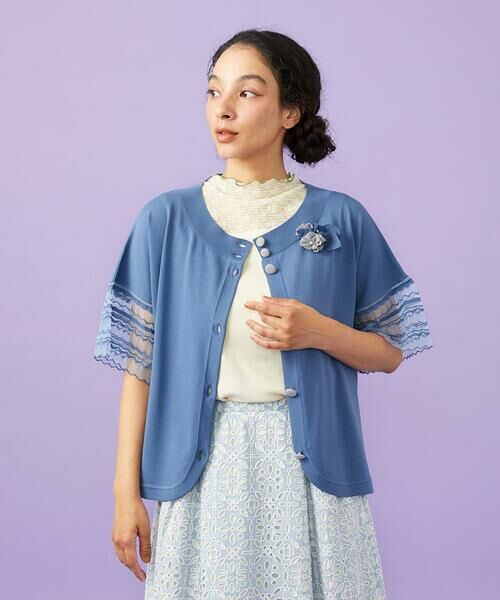 Jocomomola / ホコモモラ カーディガン・ボレロ | Lago サマーニット シアーカーディガン | 詳細2