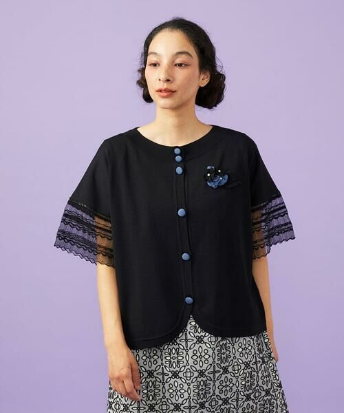 Jocomomola / ホコモモラ カーディガン・ボレロ | Lago サマーニット シアーカーディガン | 詳細13