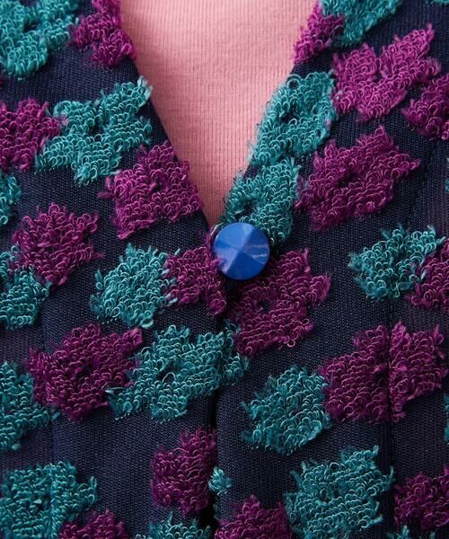 Jocomomola / ホコモモラ カーディガン・ボレロ | LIvia de flores フラワージャカードカーディガン | 詳細6