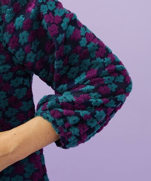 Jocomomola / ホコモモラ カーディガン・ボレロ | LIvia de flores フラワージャカードカーディガン | 詳細7