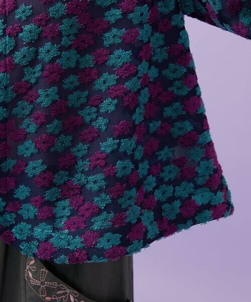 Jocomomola / ホコモモラ カーディガン・ボレロ | LIvia de flores フラワージャカードカーディガン | 詳細8