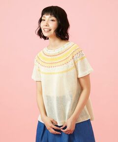 Jocomomola / ホコモモラ ニット・セーター | Washi サマーニットプルオーバー