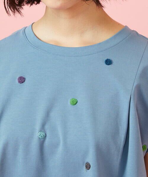 Jocomomola / ホコモモラ カットソー | 【接触冷感】Fresco 天竺ドットTシャツ | 詳細5