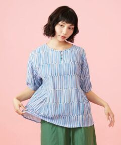 Jocomomola / ホコモモラ シャツ・ブラウス | Lanzas プリントプルオーバーブラウス