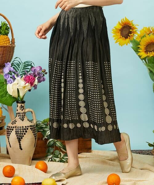 Jocomomola / ホコモモラ ロング・マキシ丈スカート | 【リバーシブル】Compas ドットジャカードスカート | 詳細14