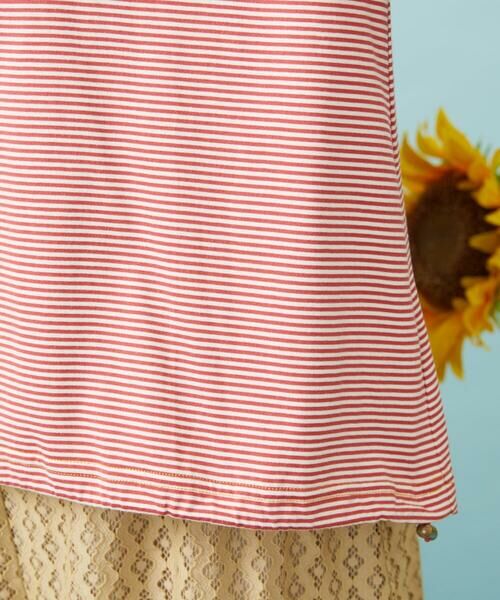 Jocomomola / ホコモモラ カットソー | 【接触冷感】Verano en La Mancha Tee ロゴ刺繍ボーダーTシャツ | 詳細10
