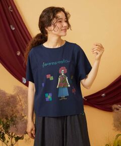 Jocomomola / ホコモモラ カットソー | 【接触冷感】Amigo ガールプリントTシャツ