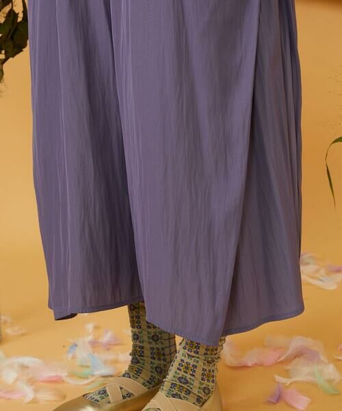 Jocomomola / ホコモモラ その他パンツ | Sacudida サテンワイドパンツ | 詳細26