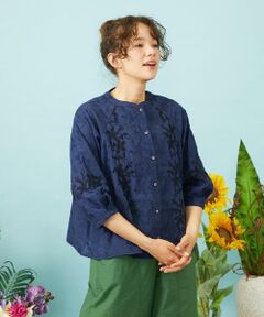 Jocomomola / ホコモモラ シャツ・ブラウス | Sendero de flores 刺繍ブラウス
