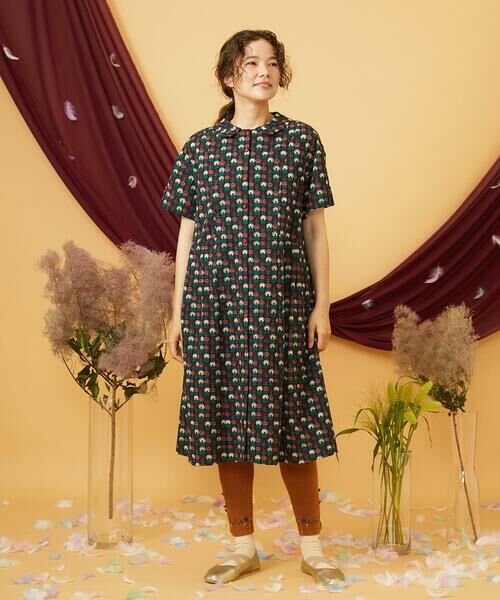 Jocomomola / ホコモモラ その他パンツ | フラワー&リーフ刺繍入りレギンスパンツ | 詳細19