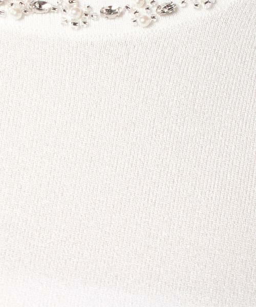 JOCONDE ROYAL / ジョコンダロイヤル ニット・セーター | ARINA ビーズ刺繍 ニットプルオーバー | 詳細4