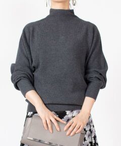 ボリュームスリーブ ニットプルオーバー