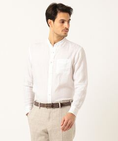 JOSEPH ABBOUD / ジョセフ アブード トップス | 【COLLECTION】カンクリーニホワイトリネン シャツ