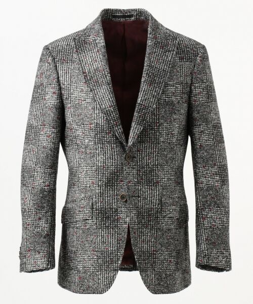 JOSEPH ABBOUD / ジョセフ アブード テーラードジャケット | 【LUXURY COLLECTION】ワイドグレンチェックジャージ ジャケット | 詳細1