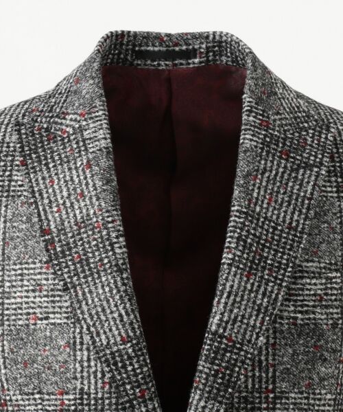 JOSEPH ABBOUD / ジョセフ アブード テーラードジャケット | 【LUXURY COLLECTION】ワイドグレンチェックジャージ ジャケット | 詳細3