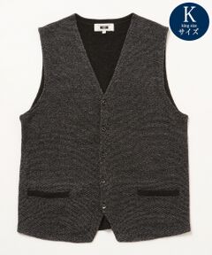 JOSEPH ABBOUD / ジョセフ アブード ニット・セーター | 【キングサイズ】メリノブレンドムリネ ニットベスト