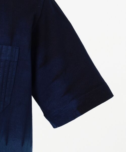 JOSEPH ABBOUD / ジョセフ アブード ポロシャツ | 【日本製・琉球藍染め】藍段染めポロシャツ | 詳細3