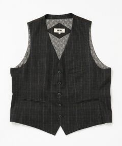 JOSEPH ABBOUD / ジョセフ アブード ベスト | 【キングサイズ・セットアップ】ツィーディージャージチェック ベスト