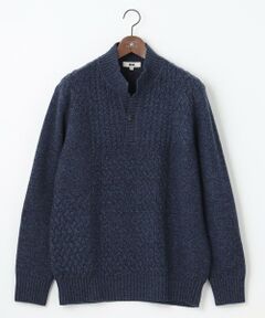 JOSEPH ABBOUD / ジョセフ アブード ニット・セーター | 【キングサイズ・人気】イタリア糸使用 ラムウールプルオーバー