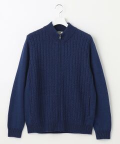 【WEB/一部店舗限定】コットンバルキーニットブルゾン