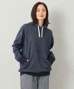 【SPACE／UNISEX】オーガニックコットン使用 ヴィンテージインレー パーカー