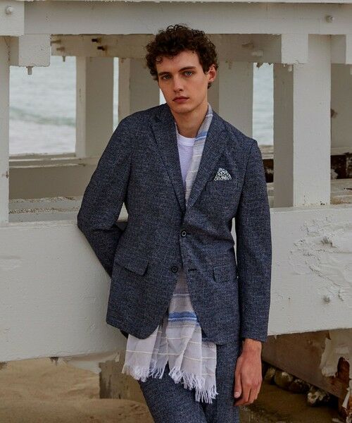 JOSEPH ABBOUD / ジョセフ アブード テーラードジャケット | 【キングサイズ・イージーケア・多機能】人気 ライトウェーブ ジャケット | 詳細23