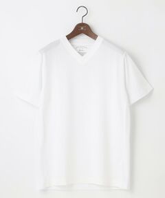 【オーガニックコットン使用】JOE COTTONサッカーVネック Tシャツ