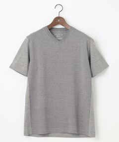 【オーガニックコットン使用】JOE COTTONサッカーVネック Tシャツ