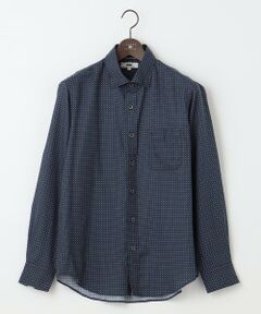 【サスティナブル素材】小紋プリント シャツ