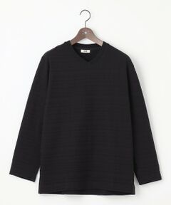 【キングサイズ・オーガニックコットン使用】リンクスボーダー Tシャツ